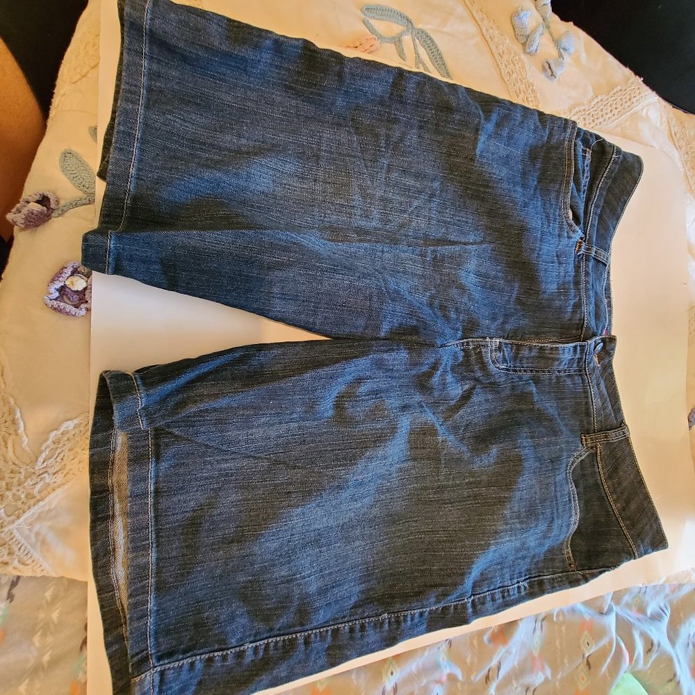 Merona Men's 42 Button Jean Shorts EUC
